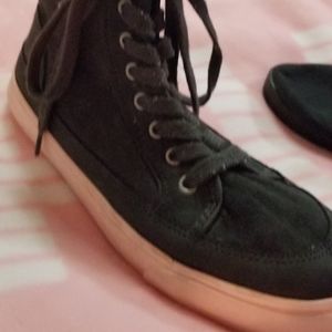 Old Navy Pink Sole Grey Boot Shoes Small Womens